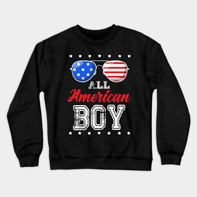 All American Boy Crewneck Sweatshirt by Rebrand